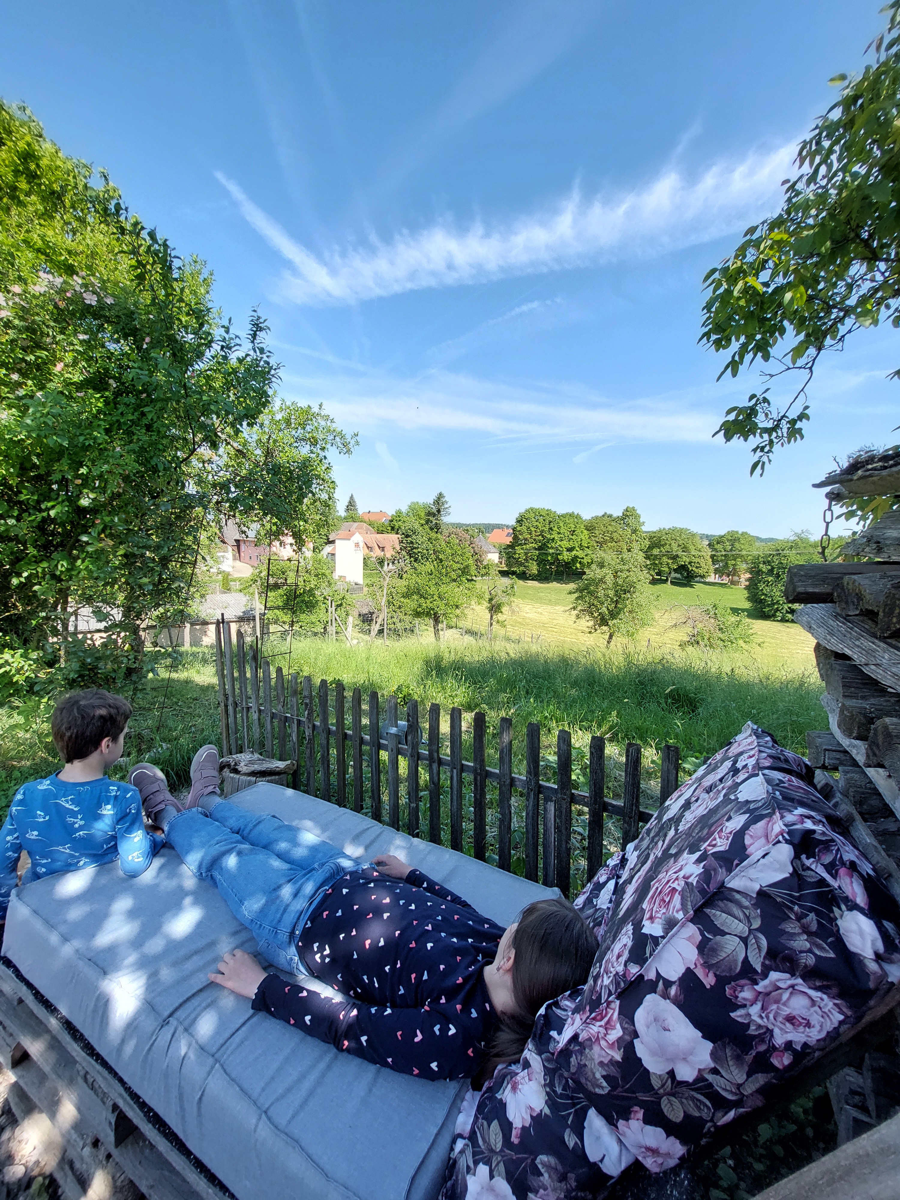 Weitblick-Palettencouch