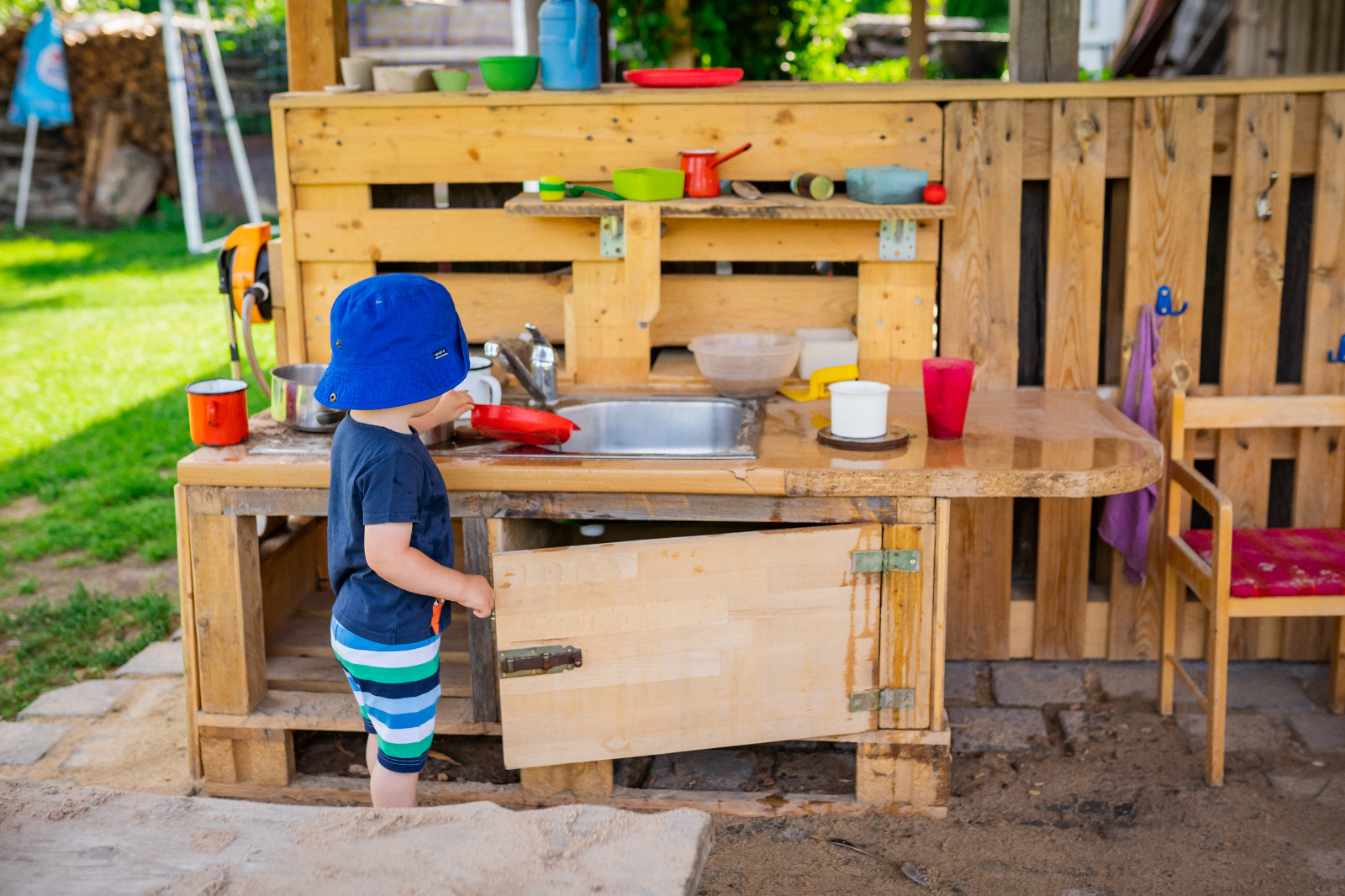 Matschküche für kleine Künstler
